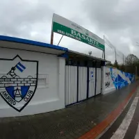 El campo de Basarte, en Amurrio, donde se juega la primera semifinal de la EH Kopa.