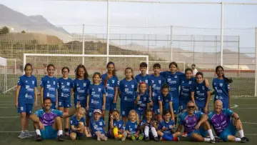 Entrenar dos días con los técnicos del primer equipo: el clinic de niñas de la Fundación Tenerife pasa por Adeje