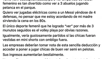 No les molesta cómo juegan. Les molesta que jueguen