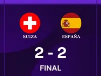 España empata ante Suiza en su debut del Europeo sub-19.