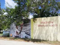 El estadio Ergilio Hato, en Willemstad, uno de los campos de la selección de Curazao.