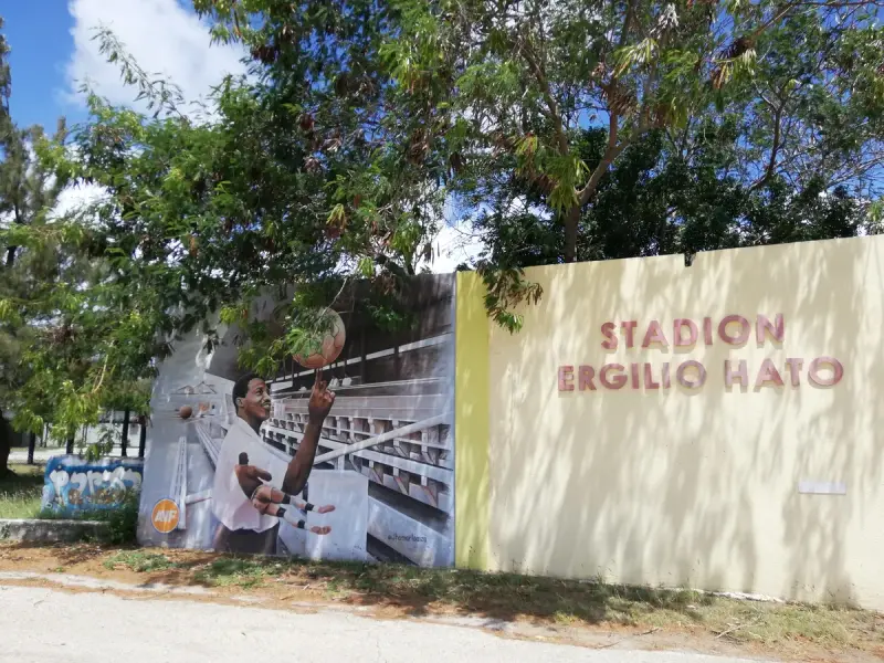 El estadio Ergilio Hato, en Willemstad, uno de los campos de la selección de Curazao.