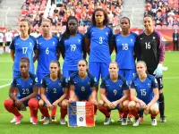 Alineación titular de la selección de Francia en la Eurocopa Femenina 2017.