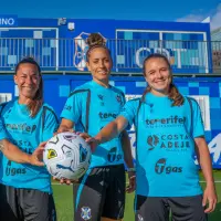 Las capitanas del Costa Adeje Tenerife, durante la pretemporada 2026/27.