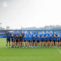 La plantilla del Deportivo ABANCA, durante la pretemporada 2026/27.