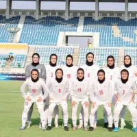 La selección femenina de fútbol de Irán.