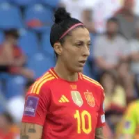 Jenni Hermoso durante el partido España - Bélgica en Riazor, clasificatorio de la Eurocopa 2025.