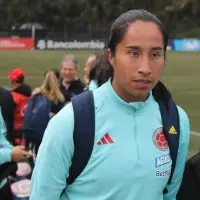 Mayra Ramírez durante una concentración de la selección colombiana en 2023.