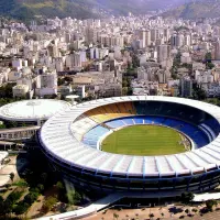El Maracaná desde el aire en 2009, antes de la reconstrucción para el Mundial de 2014.