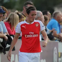 Natalia Pablos, con el Arsenal, en el partido ante el Chelsea de agosto de 2015.
