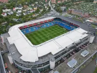 El Ullevaal Stadion de Oslo, sede de la selección noruega de fútbol.