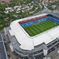 El Ullevaal Stadion de Oslo, sede de la selección noruega de fútbol.