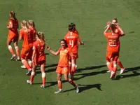Once inicial de la selección femenina de Países Bajos durante el Mundial de Francia 2019.