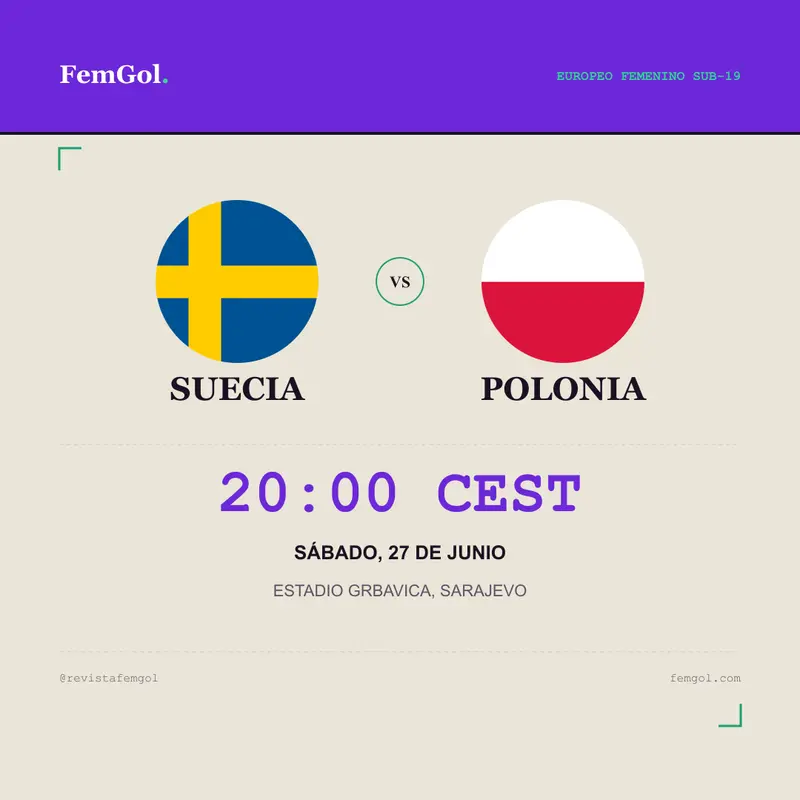 Suecia celebra un triunfo vital tras superar el dominio territorial de Polonia en Sarajevo.