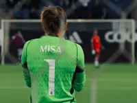 El Real Madrid Femenino durante un encuentro de la Champions League.