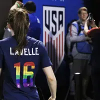 Rose Lavelle, con la selección de Estados Unidos ante China en junio de 2018.