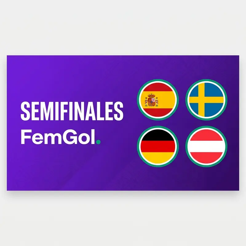 España se enfrentará a Suecia y Alemania a Austria en las semifinales del martes