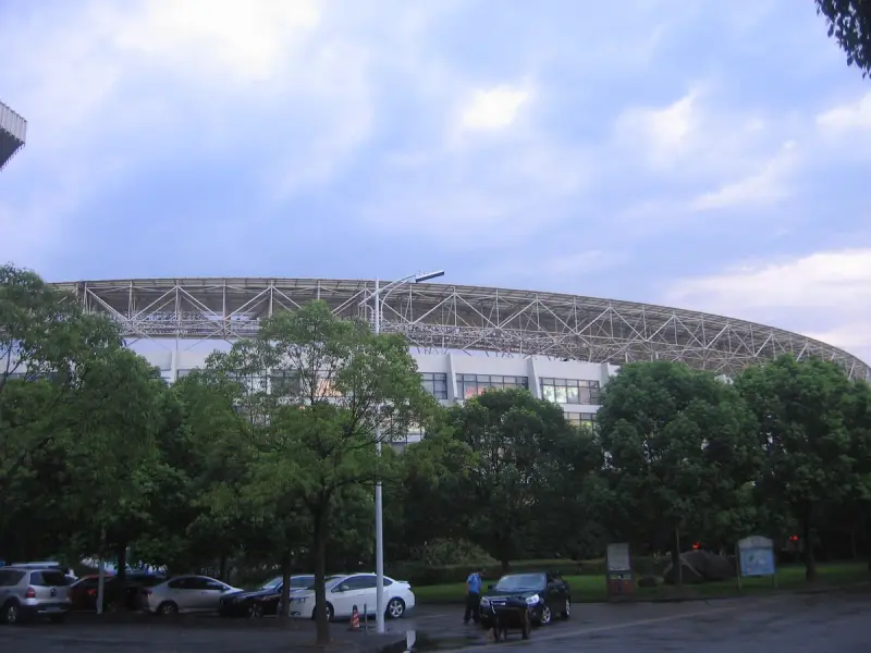 El Yuanshen Sports Centre de Shanghái, una de las dos sedes de la Future Star Cup.