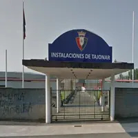 La entrada a las instalaciones de Tajonar, la ciudad deportiva de Osasuna.