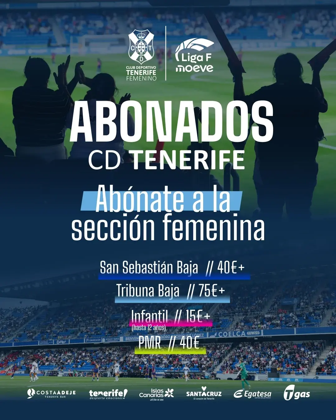 Cartel de la campaña de abonos 2026/27 del CD Tenerife