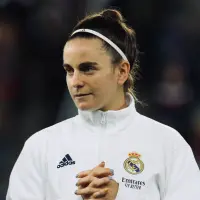 Teresa Abelleira, antes de un Vålerenga-Real Madrid de la Champions en octubre de 2023.