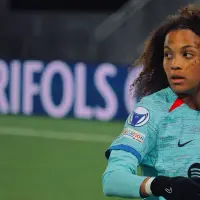 Vicky López, en un partido del FC Barcelona en la Champions (marzo de 2024).